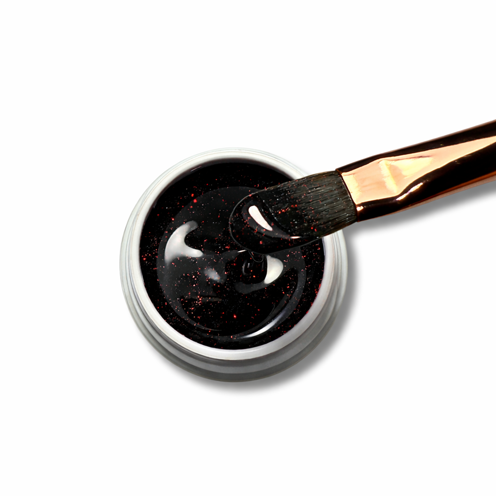 MAGICALLY Colour-Glittergel - #402 Black Red | 5 ml