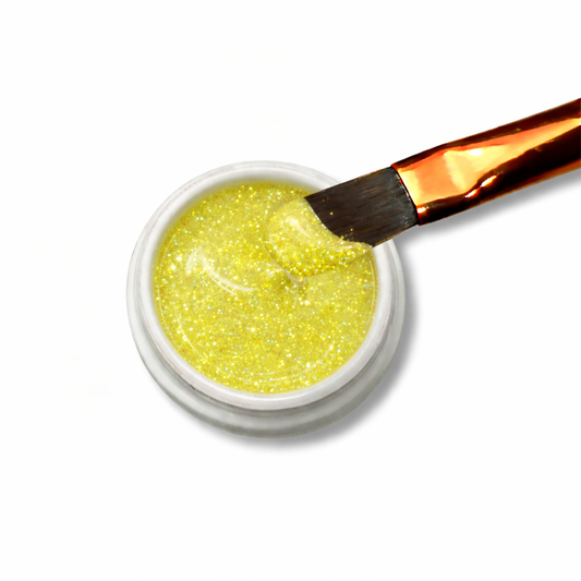 Doriana Cosmetics MAGICALLY Glittergel - #902 Yvi Yellow Glitter (Art.-Nr.: C4), 5 ml