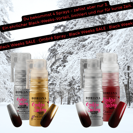 Festive Ombré Edition - 4 x 5 g festliches Ombré Spray