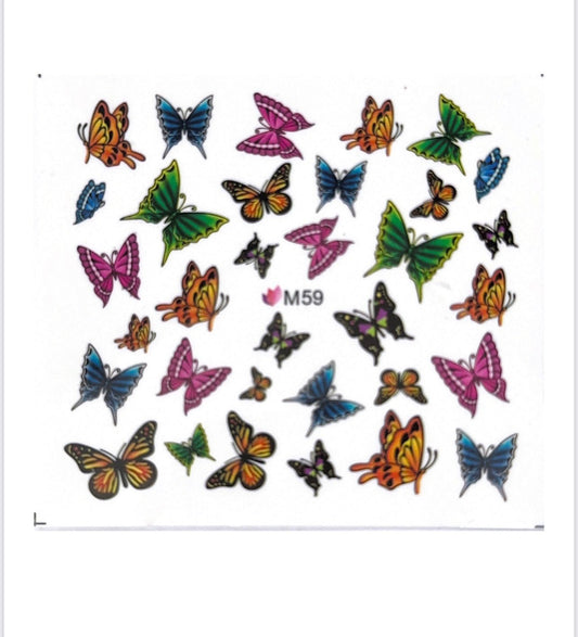 Butterfly - Wattertattoo Sticker - Doriana Cosmetics GmbH