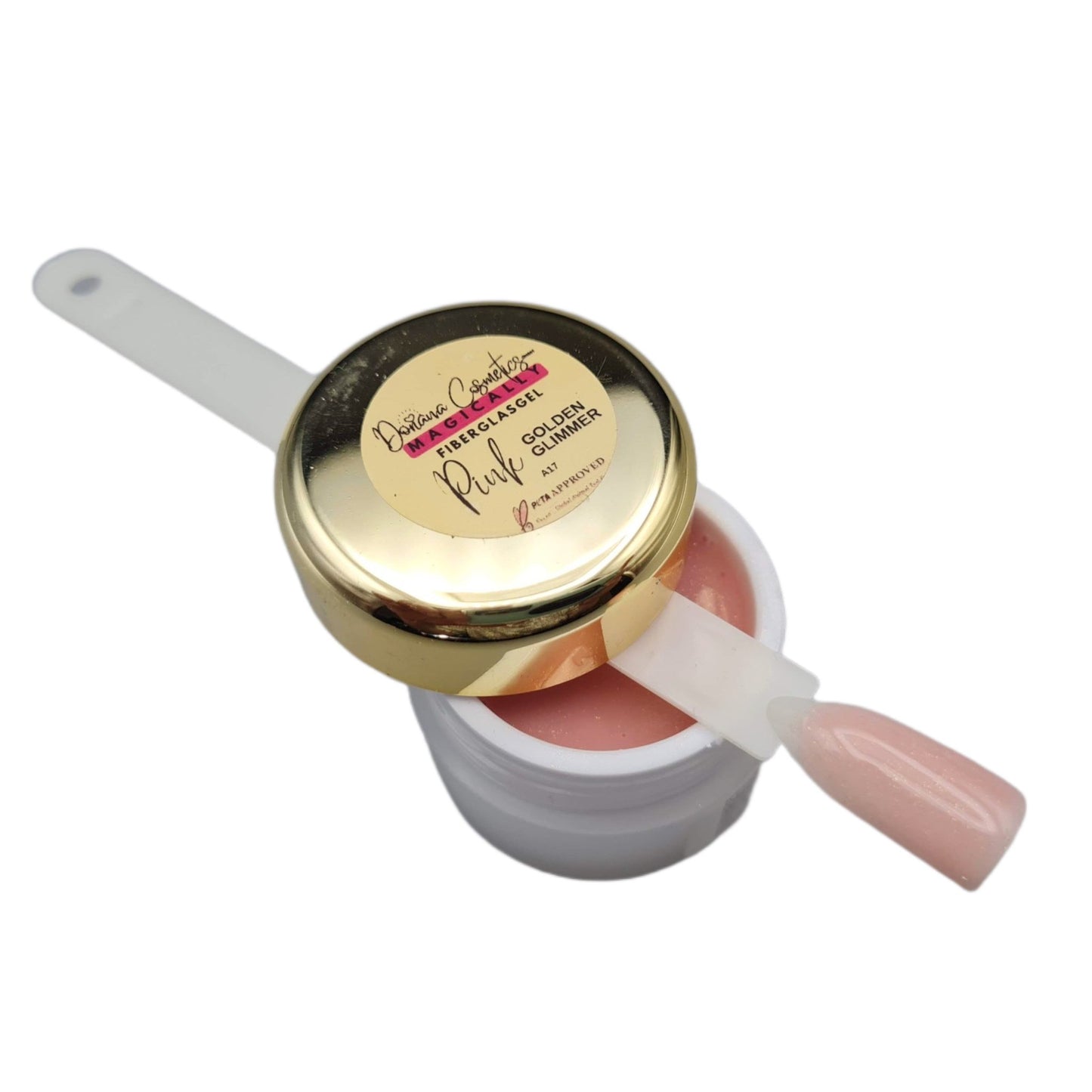 MAGICALLY Fiberglasgel - Pink Golden GLIMMER - Doriana Cosmetics GmbH