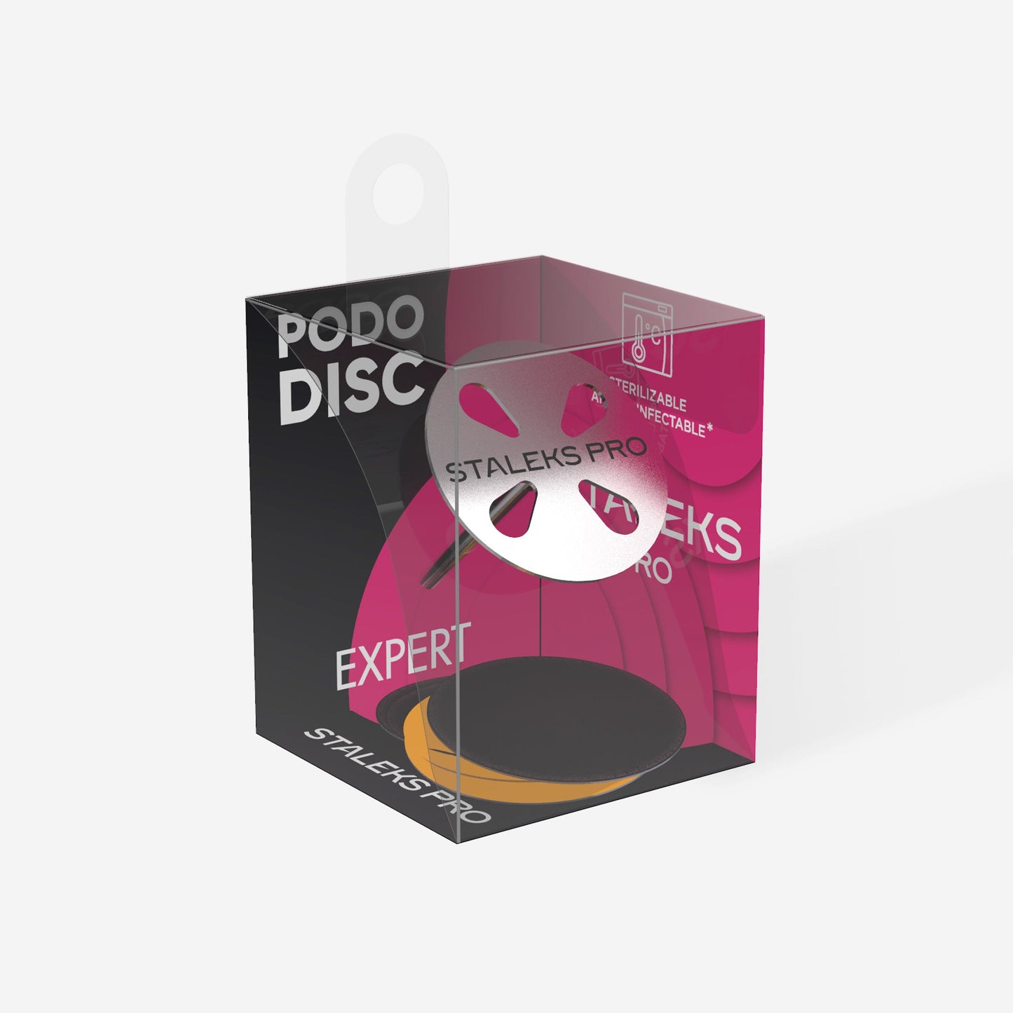 Pedikürescheibe Pododisc STALEKS Pro ХS und Satz Einwegfeile Körnung 180 5 Stück (10 mm) - Doriana Cosmetics GmbH