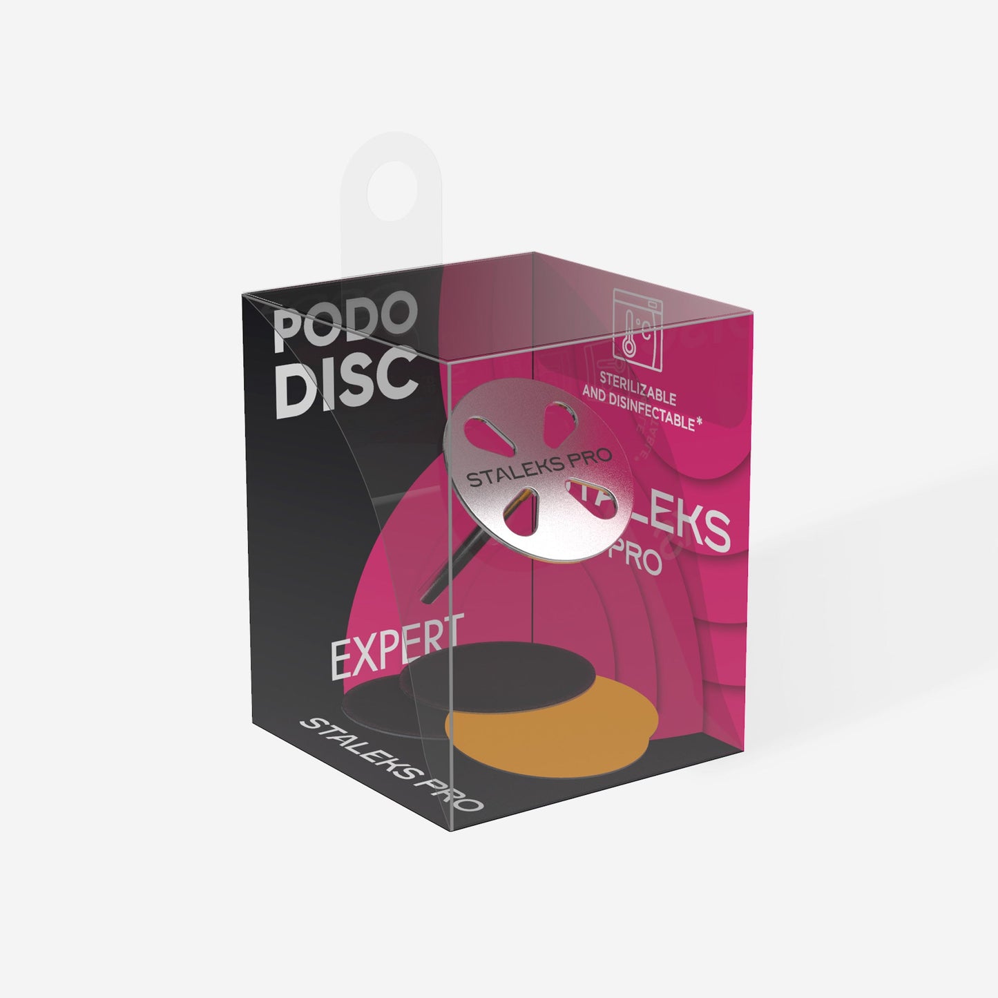 Pedikürescheibe Pododisc STALEKS Pro ХS und Satz Einwegfeile Körnung 180 5 Stück (10 mm) - Doriana Cosmetics GmbH