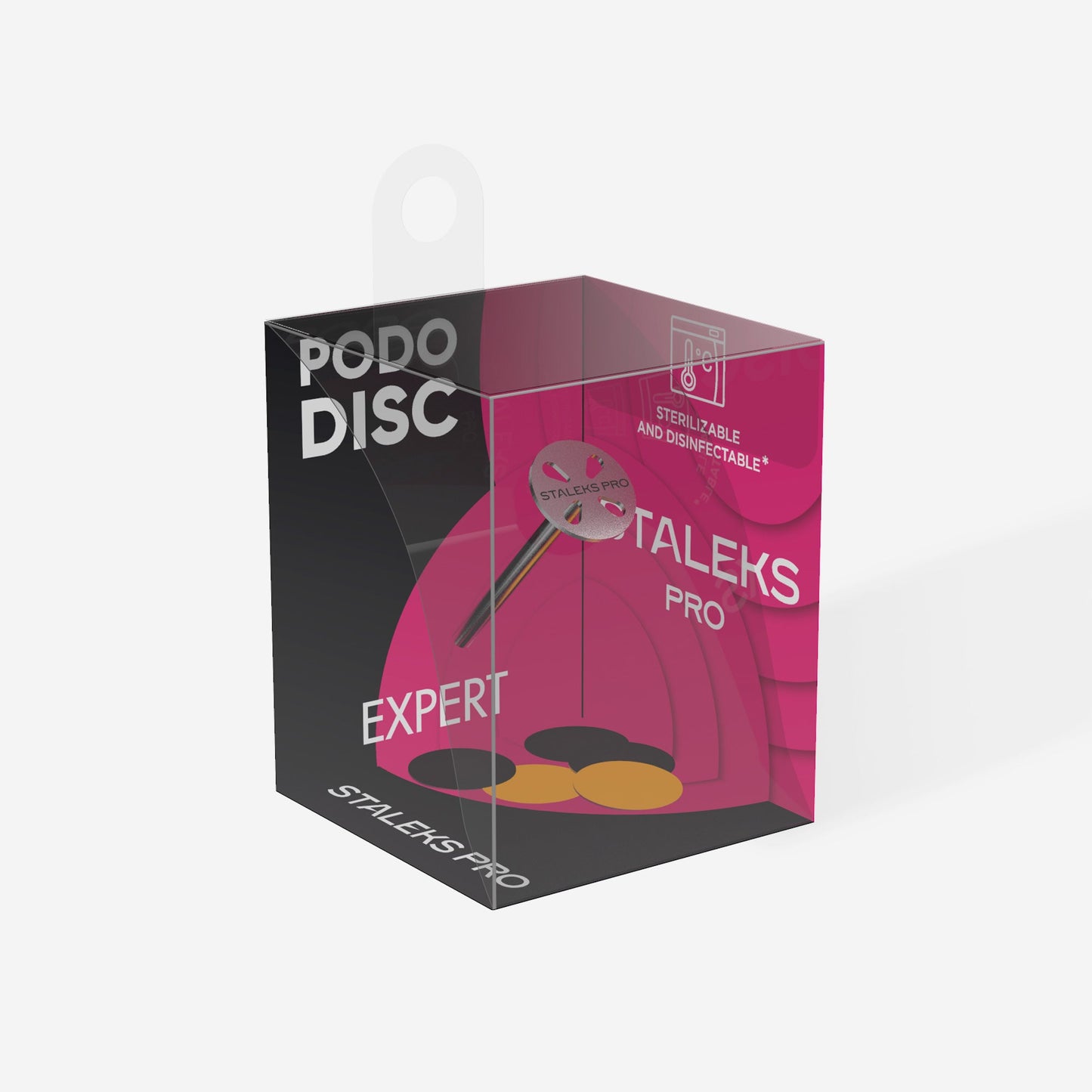 Pedikürescheibe Pododisc STALEKS Pro ХS und Satz Einwegfeile Körnung 180 5 Stück (10 mm) - Doriana Cosmetics GmbH