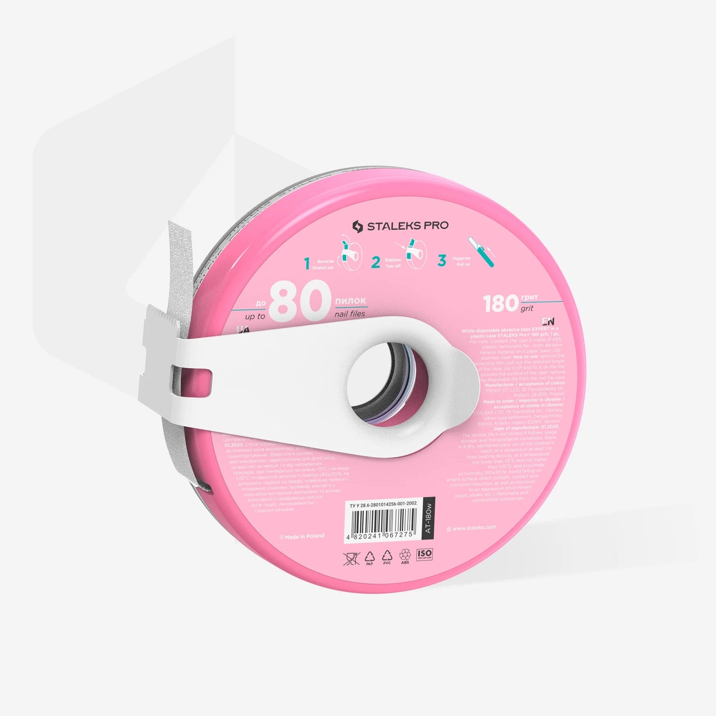 STALEKS Austauschbares Feilenband In Einem Abroller Aus Kunststoff STALEKS PRO - Doriana Cosmetics GmbH
