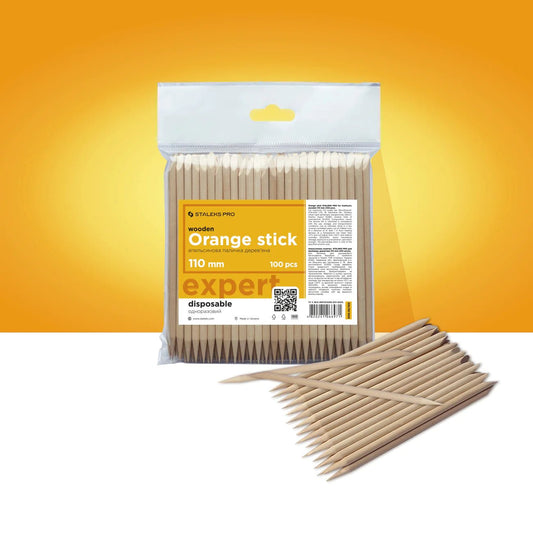 STALEKS Orange Stick STALEKS PRO For Manicure, Wooden 110 Mm - Doriana Cosmetics GmbH