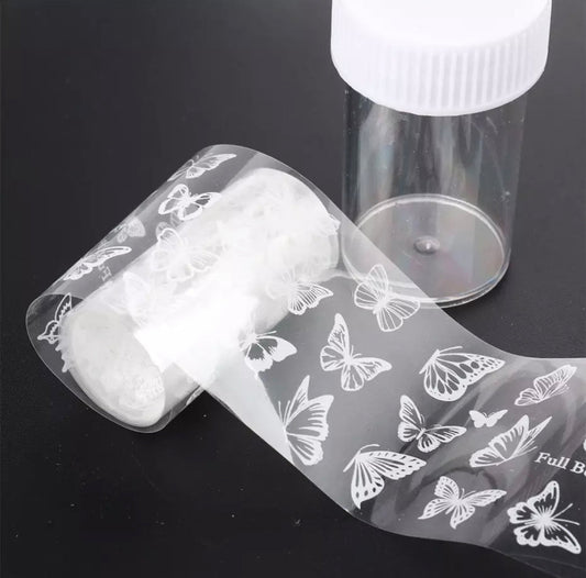 Transferfolie Butterfly White - Doriana Cosmetics GmbH