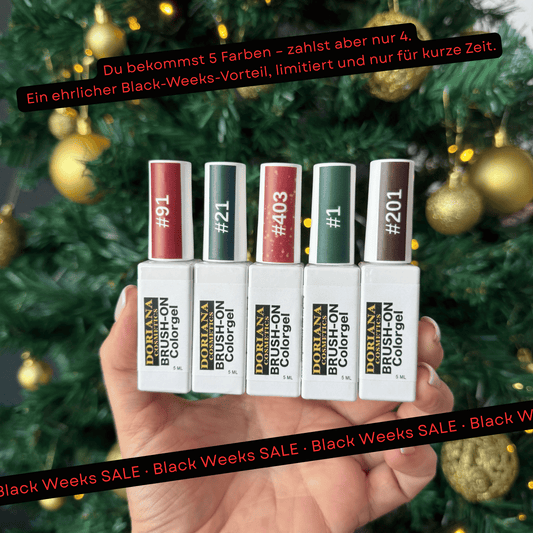 Brush-On Christmas Edition - 5 × 5 ml Brush-On Colourgele