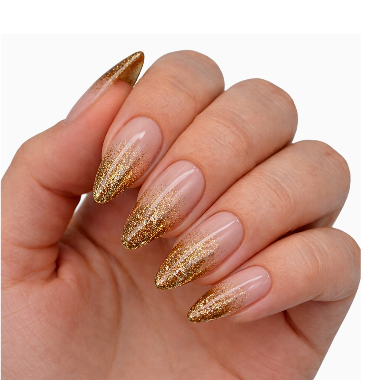 Doriana Cosmetics MAGICALLY Glittergel - Alexis Gold (Art.-Nr.: C8), 5 ml