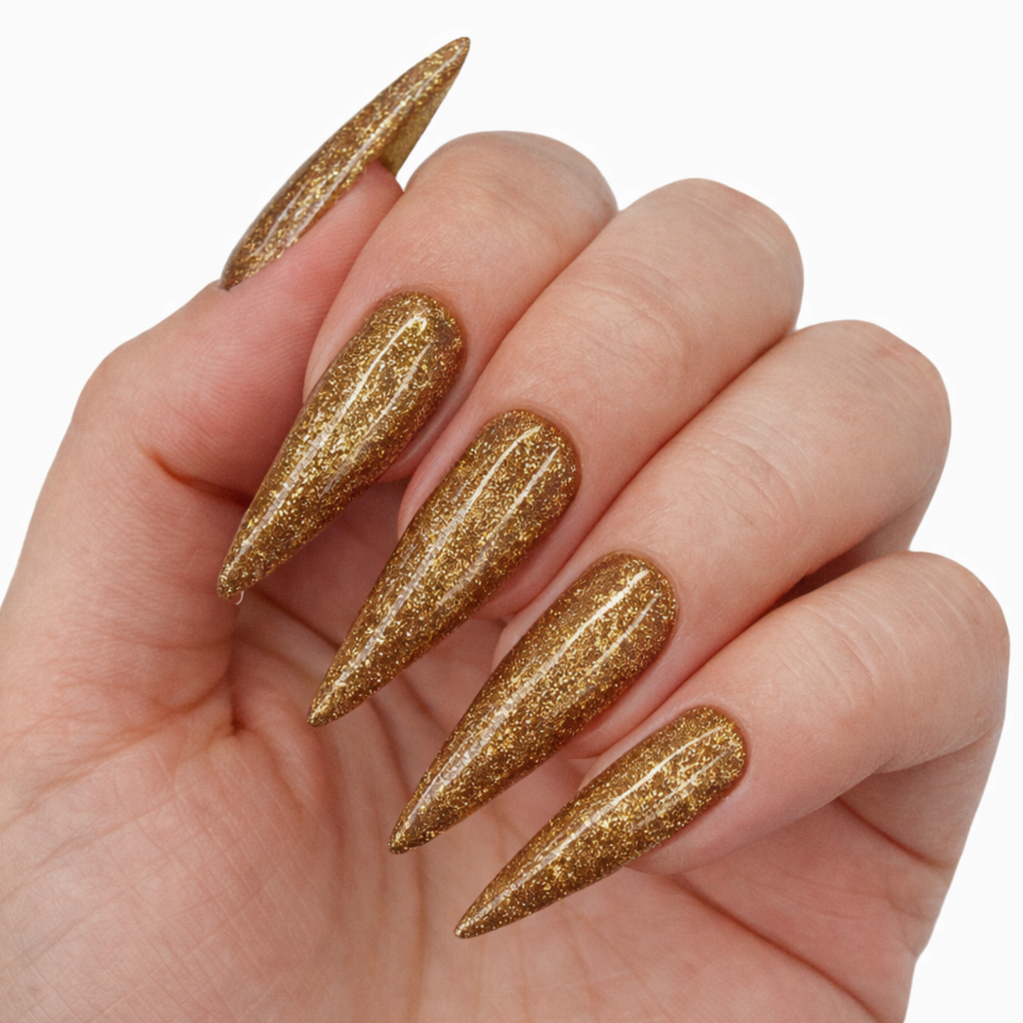 Doriana Cosmetics MAGICALLY Glittergel - Alexis Gold (Art.-Nr.: C8), 5 ml