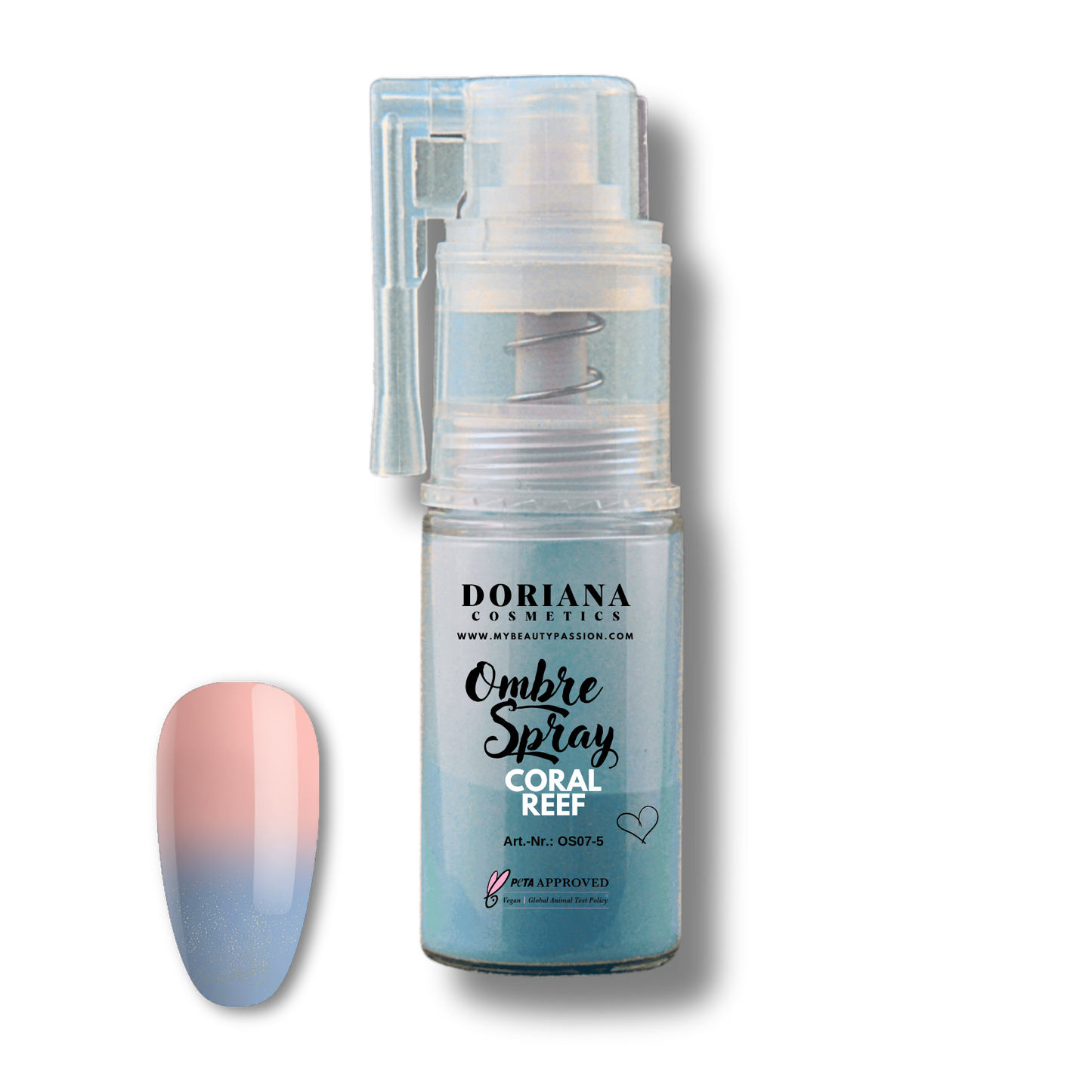 Ombré Spray - Coral Reef Blue, 5g