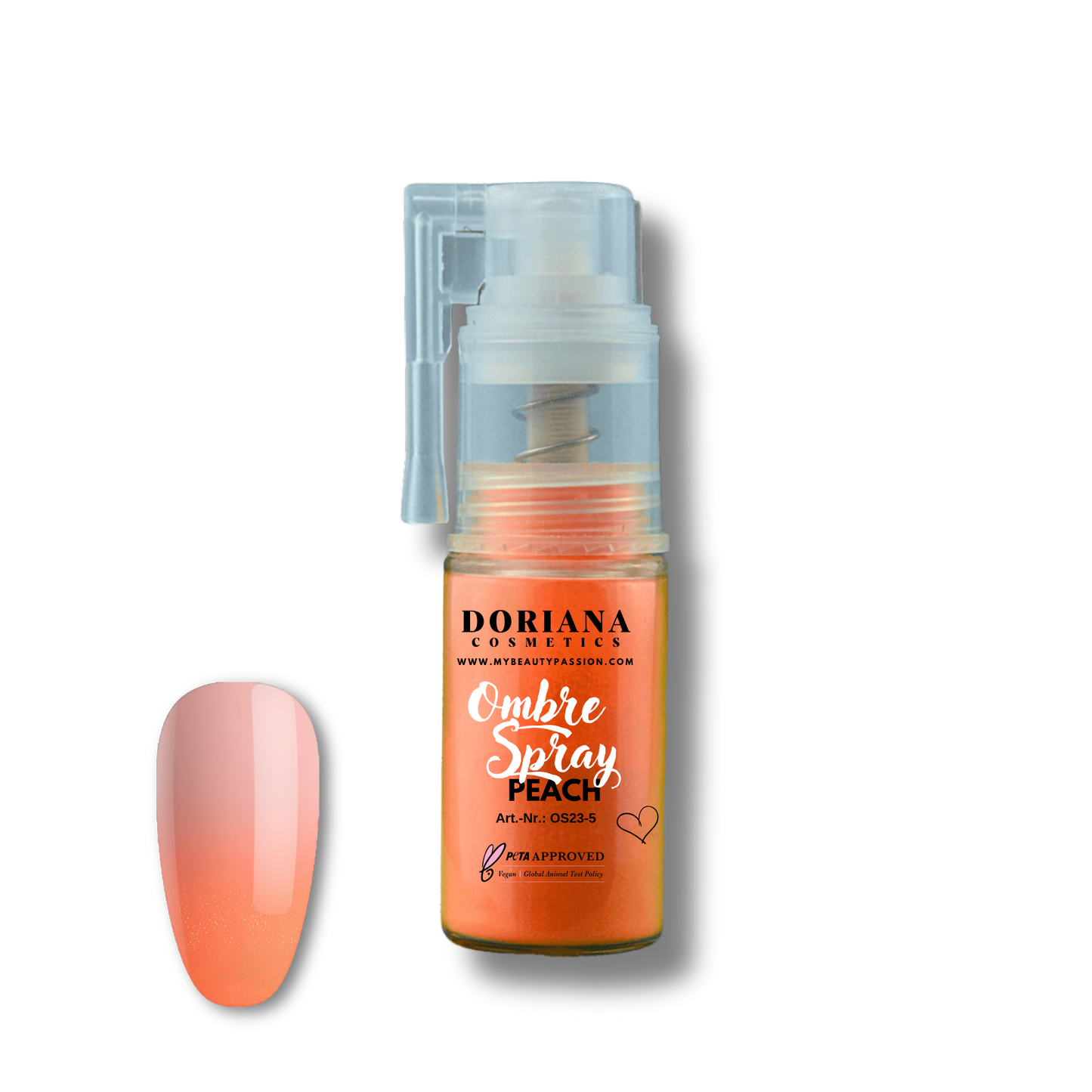 Ombré Spray - Peach |  Golden Glimmer |  5g