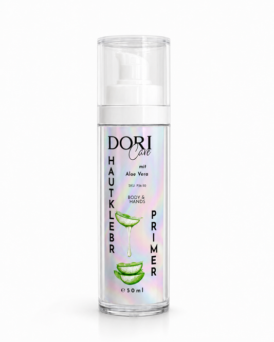 DORICare Hautkleber & Primer | Aloe Vera Pflegebasis für Bio Glitter, Cosmetic Glitter & Make-up