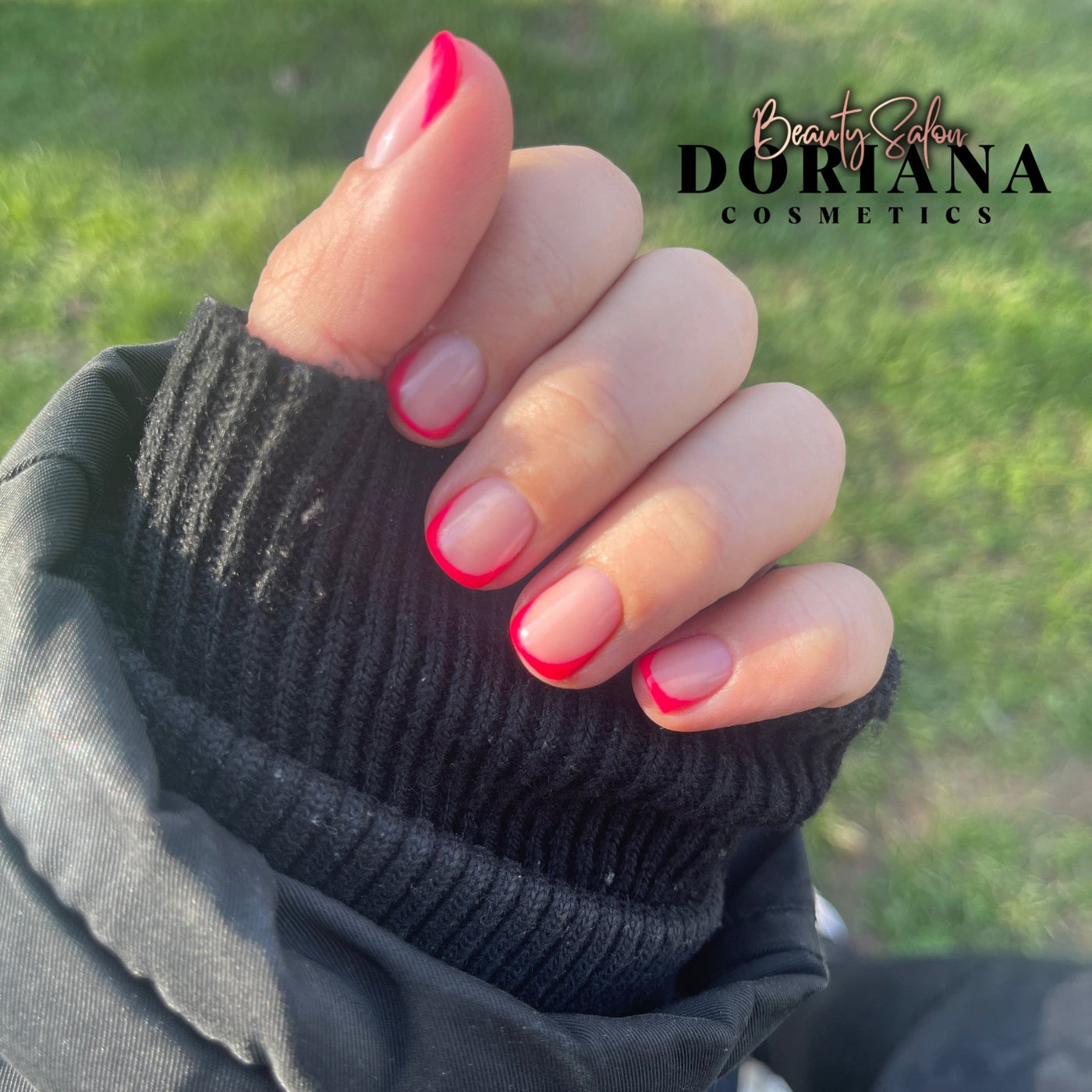 AUFFÜLLEN mit Design (Farbe / French / Ombré) der Dauerhaften Nagelmodellage mit Gel / Acryl / Polygel - Doriana Cosmetics GmbH