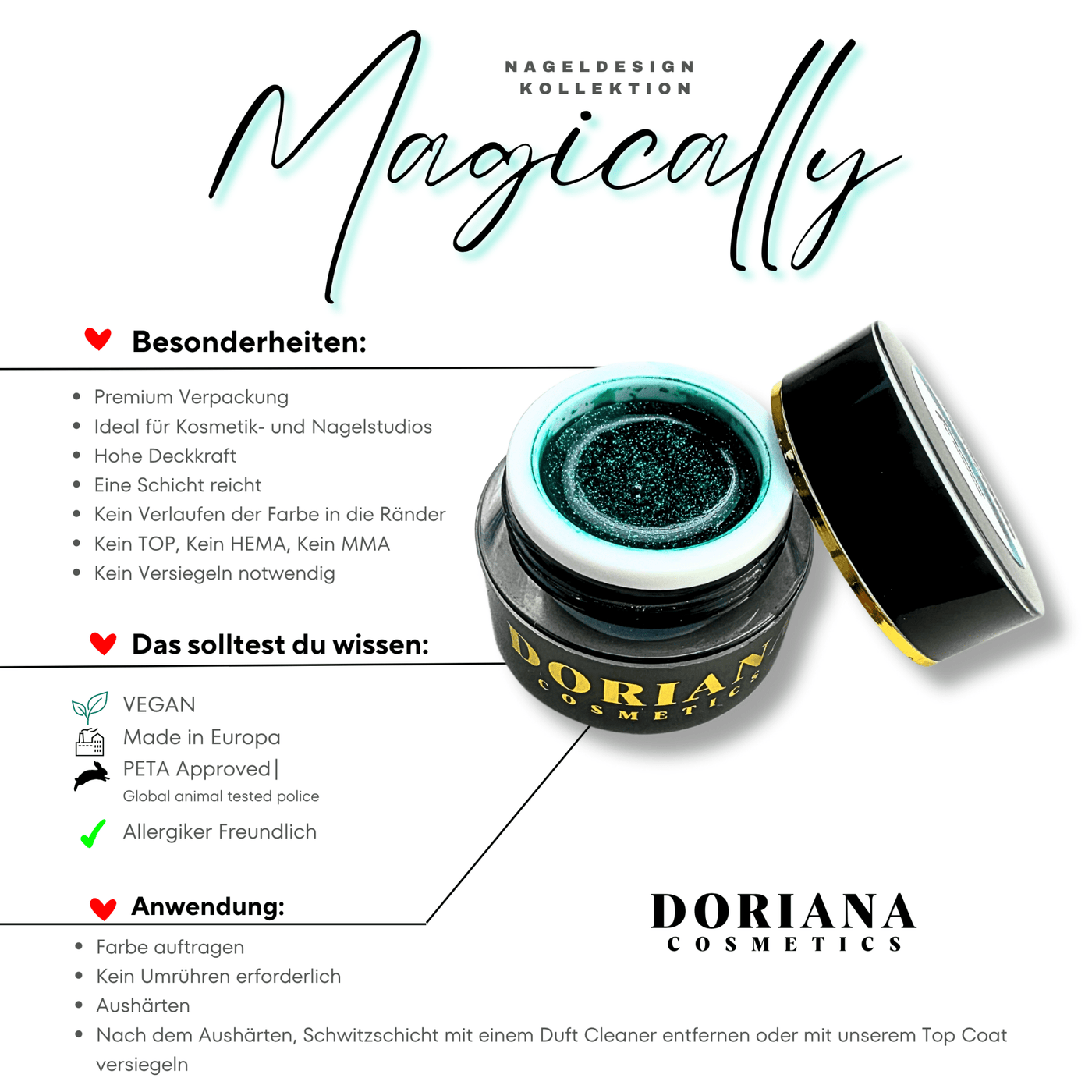B - Ware Set, MAGICALLY UV - Colorgel - Doriana Cosmetics GmbH