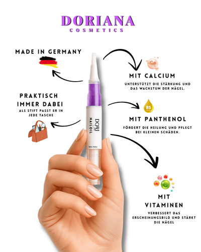 DORICare Nagelöl - Lavender - mit Panthenol, Calcium und Vitamine - Doriana Cosmetics GmbH