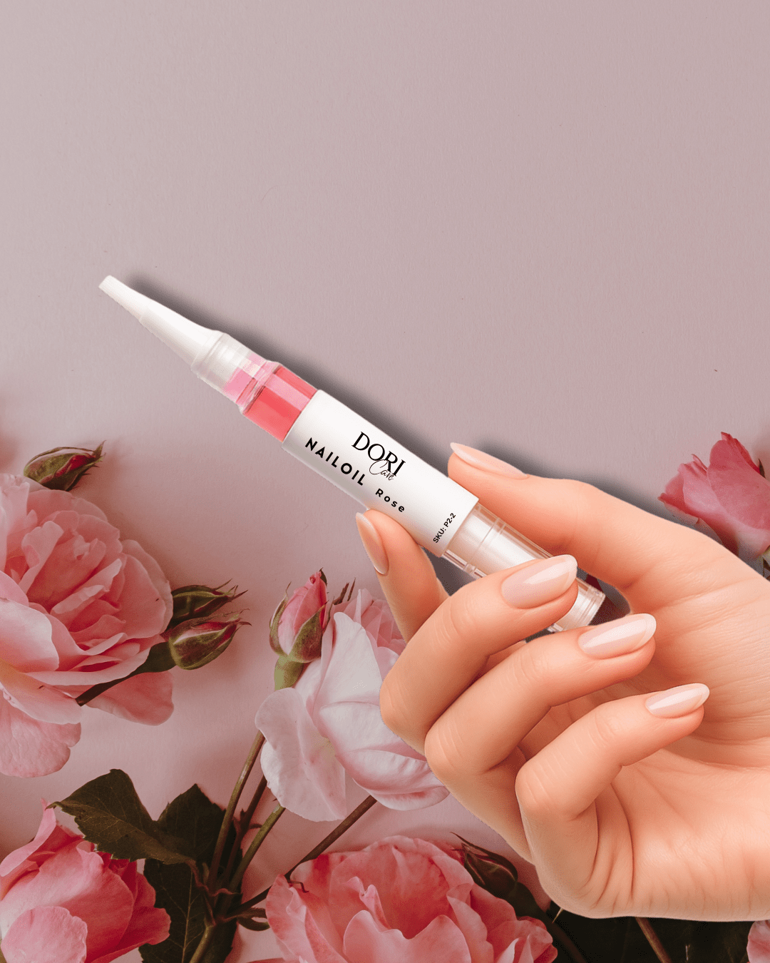 DORICare Nagelöl - Rose - mit Panthenol, Calcium und Vitamine - Doriana Cosmetics GmbH