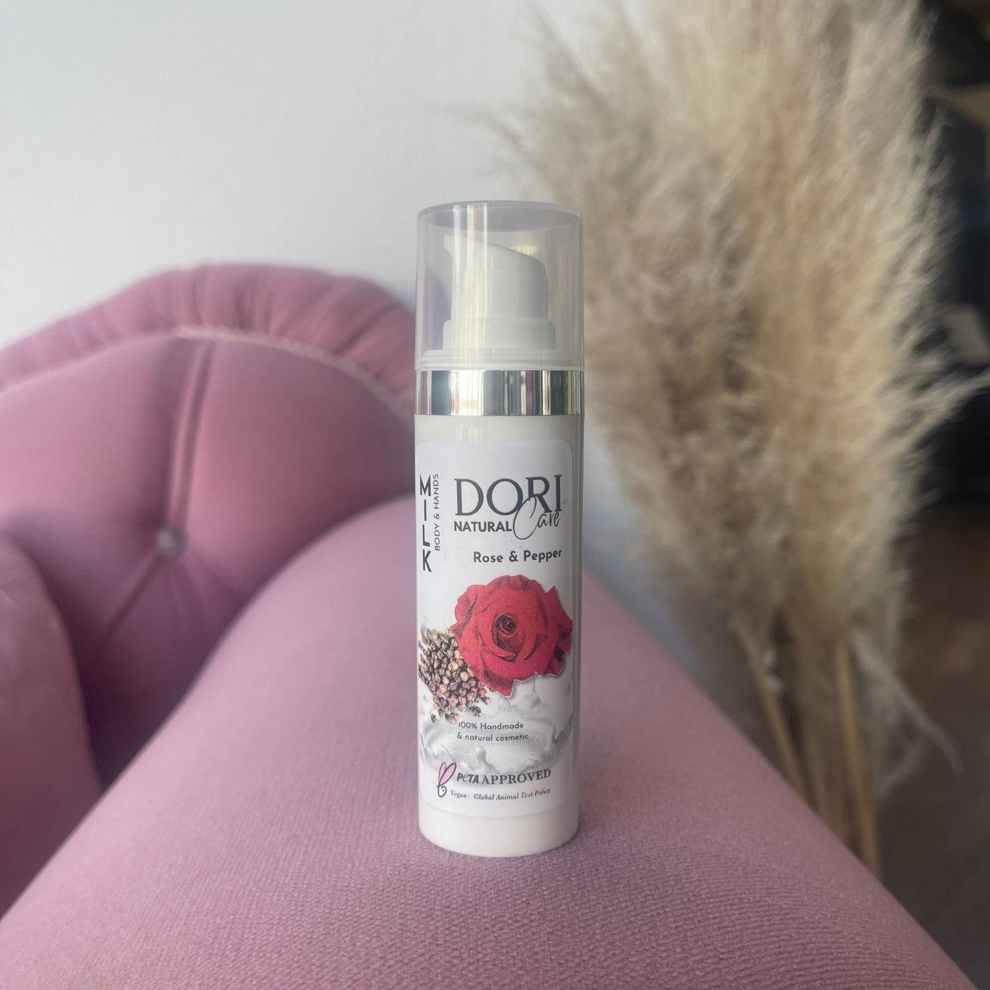 DORICare Natural - MILK Body & Hands - Rose & Pepper, 30 ml - Doriana Cosmetics GmbH