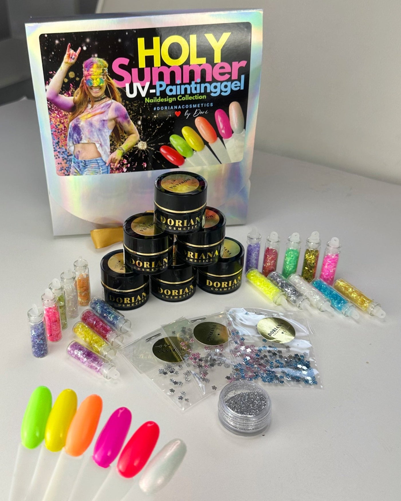 HOLY Summer UV - Paintinggel Nageldesign Collection von Doriana Cosmetics - Doriana Cosmetics GmbH