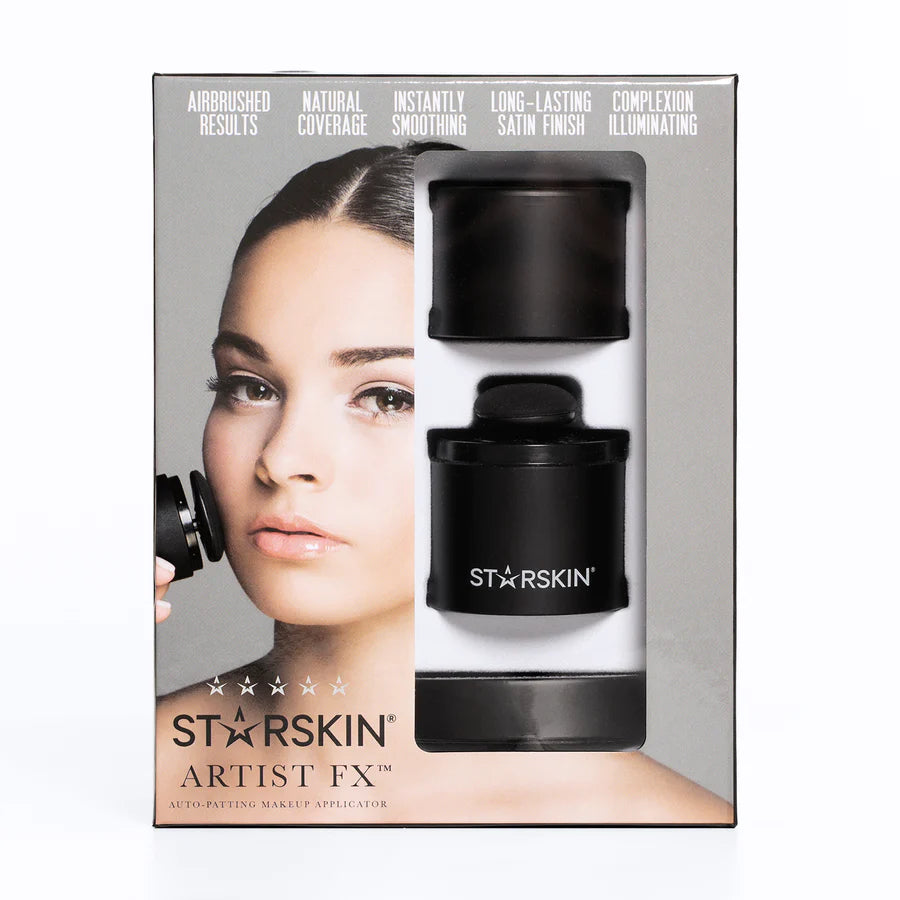 Starskin LIMITED EDITION Artist FX™ Auto-Patting Make Up Applikator + Rosenquarzstein und Jadestein