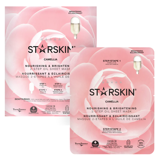 Starskin 100% Camellia 2 Step Oil Sheet Mask