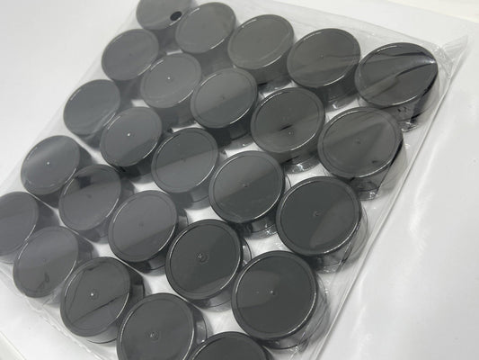 25x Leere 5ml Tiegel Schwarz - Doriana Cosmetics GmbH