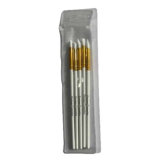 5er Set Silikonbrush Gold / White - Doriana Cosmetics GmbH