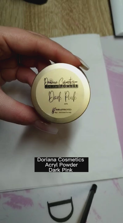 Polvere acrilica Doriana Cosmetics - Rosa scuro