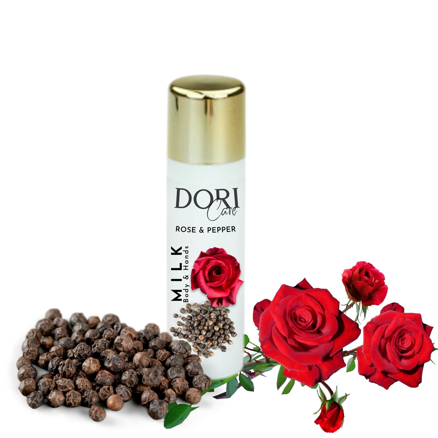 DORI Care - MILK Body & Hands - Rose & Pepper - Doriana Cosmetics GmbH