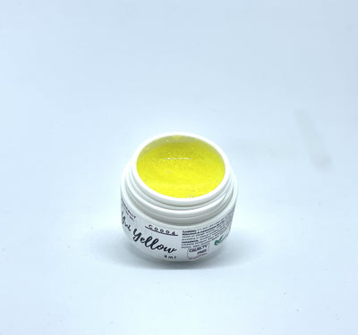 Doriana Cosmetics MAGICALLY Glittergel - Yvi Yellow Glitter (Art.-Nr.: C4), 5 ml - Doriana Cosmetics GmbH