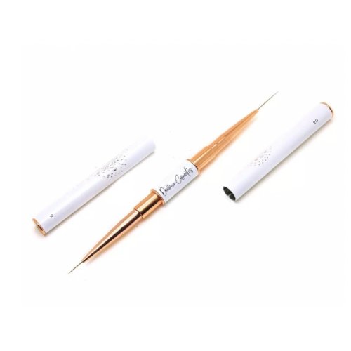 Double Fineliner Pinsel - Rosegold 10/20mm - Doriana Cosmetics GmbH