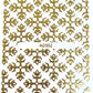 Gold Muster Sticker - Doriana Cosmetics GmbH
