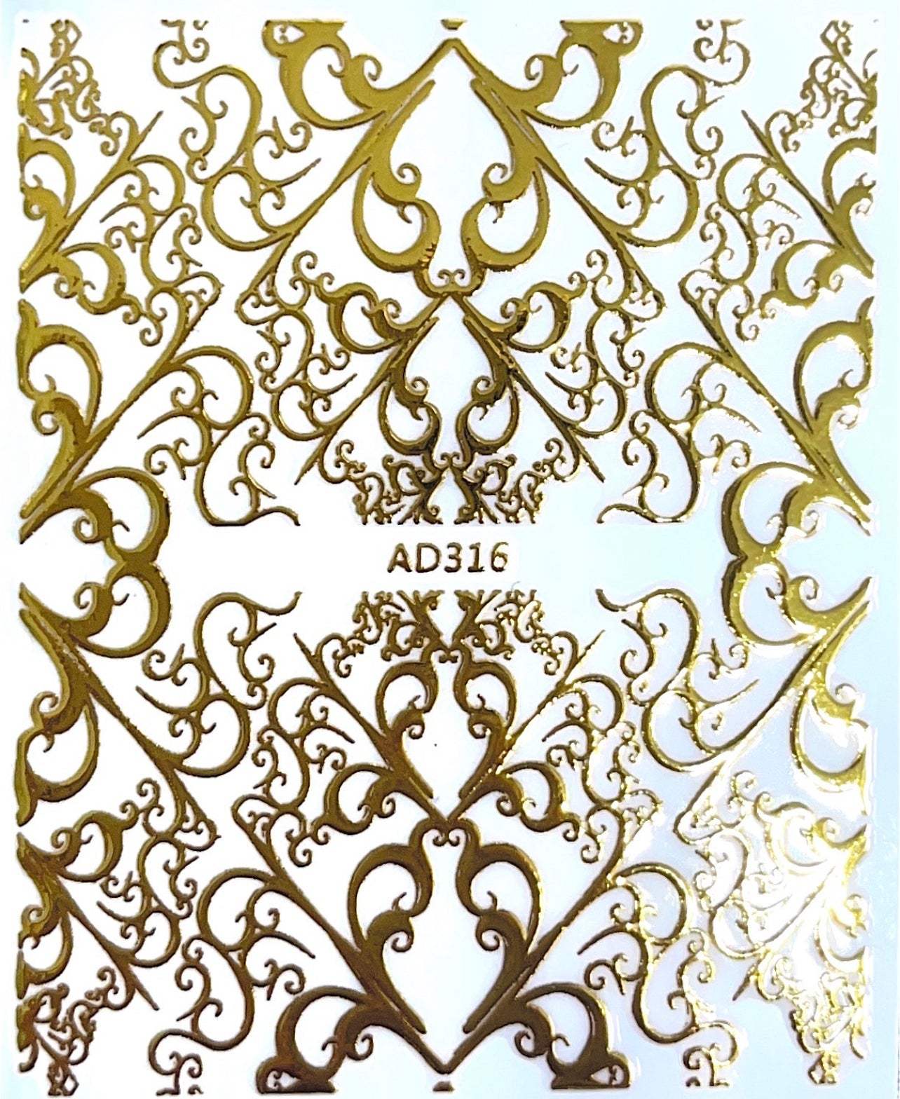 Gold Muster Sticker - Doriana Cosmetics GmbH