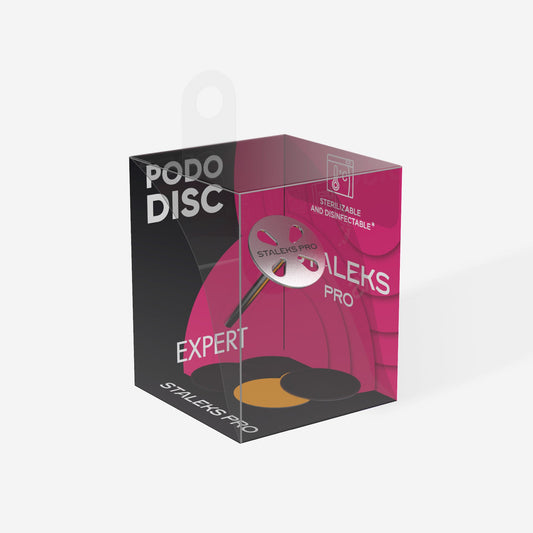 Pedikürescheibe Pododisc STALEKS Pro ХS und Satz Einwegfeile Körnung 180 5 Stück (10 mm) - Doriana Cosmetics GmbH