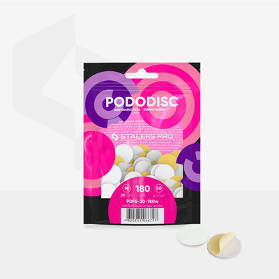 STALEKS Austauschbare Feilen Auf Einer Weichen Basis Für Pediküre-Scheibe PODODOSC STALEKS PRO M (50 Stck.) - Doriana Cosmetics GmbH