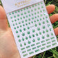 Sticker Hanfblätter - Doriana Cosmetics GmbH