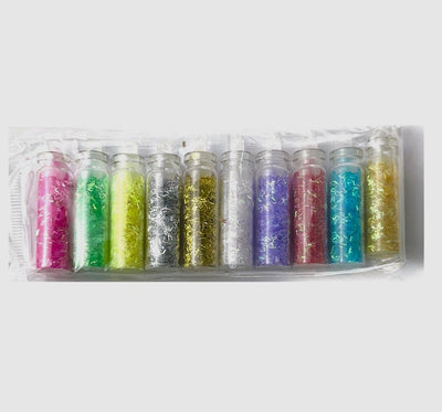 Streifen Glitzer Inlays, 10er Set - Doriana Cosmetics GmbH