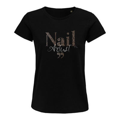 T-Shirt Black / Leo - Nail Artist - Doriana Cosmetics GmbH