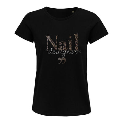 T-Shirt Black / LEO - Naildesigner - Doriana Cosmetics GmbH