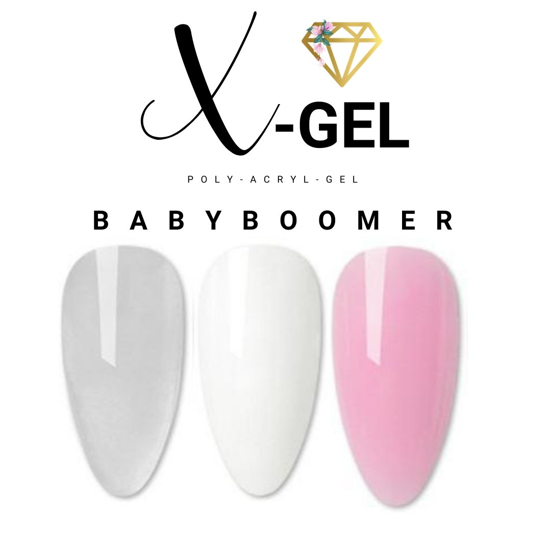 X - Gel - Babyboomer 3er-BOX / Set (G6) - Doriana Cosmetics GmbH